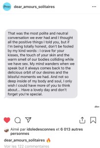 Amours Solitaires, Morgane Ortin