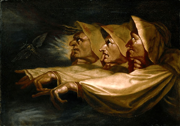 Les trois sorcières, Fussli, 1783