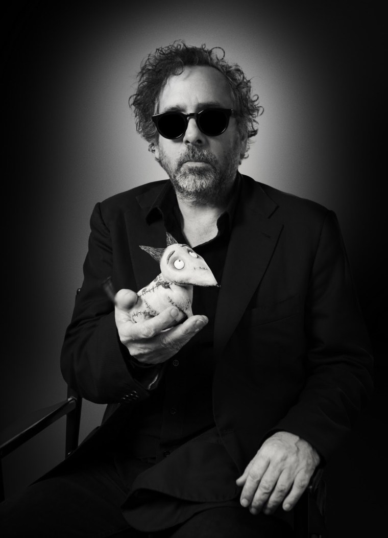 Tim Burton et Sparky, 2012