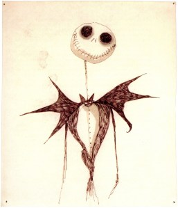 Dessin de Tim Burton, L'étrange noel de monsieur Jack