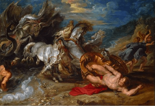 La mort d'Hyppolite, Rubens