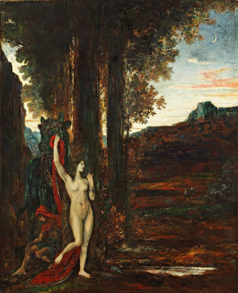 Pasiphaé et le taureau, Moreau, XIX