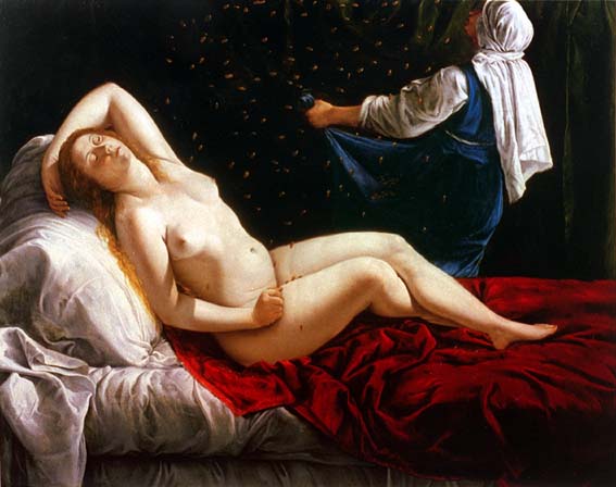 Danaé, Gentileschi, 1612