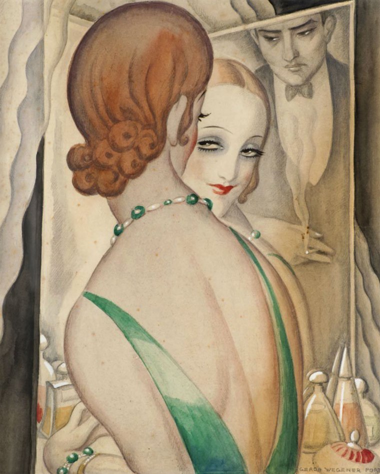 Le miroir, Gerda Wegener, 1931
