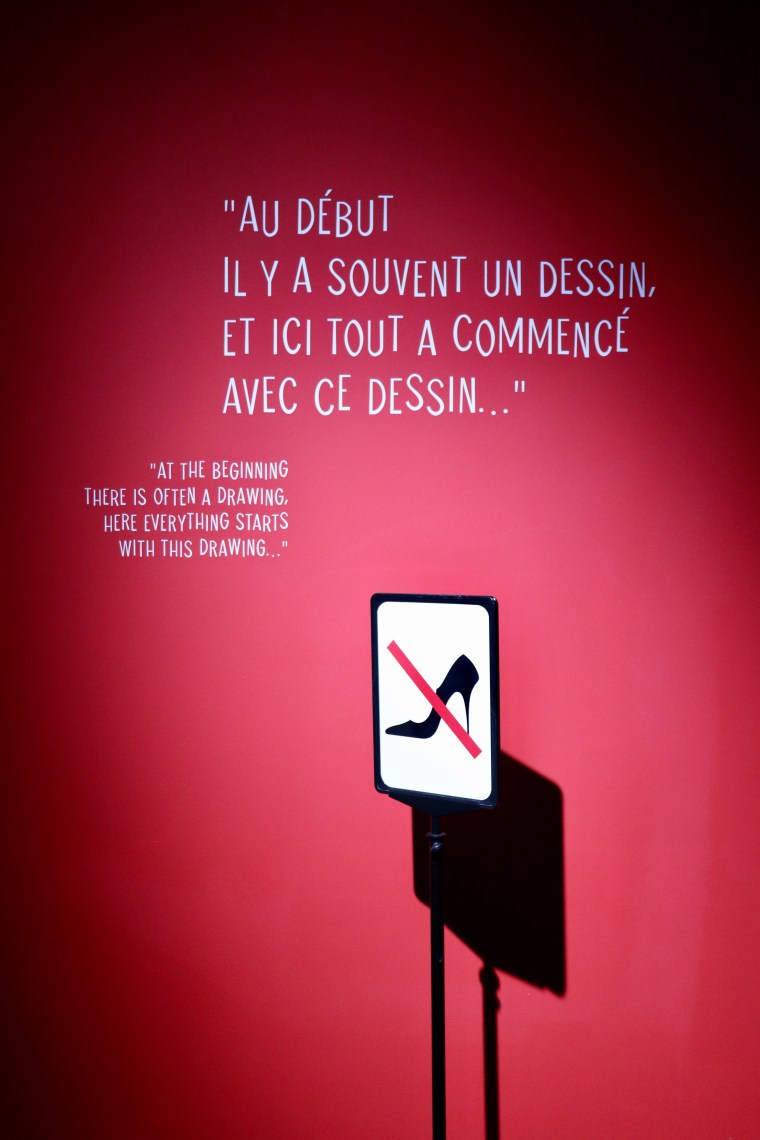 Christian Louboutin, "L'Exhibitionniste" au Palais de la Porte Dorée