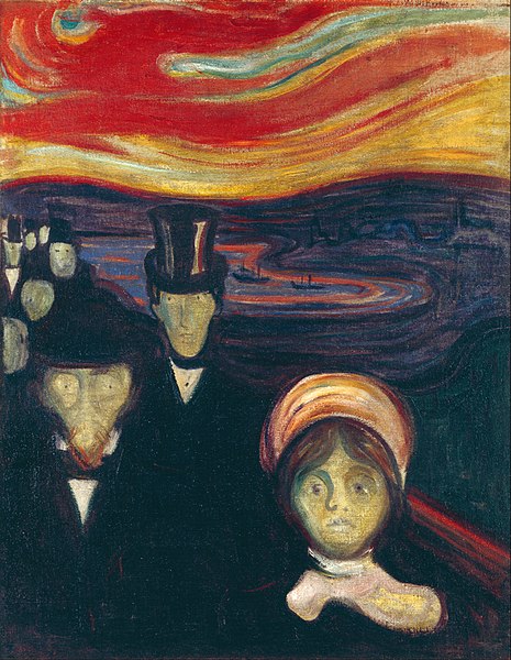 Anxiété, Munch, 1894