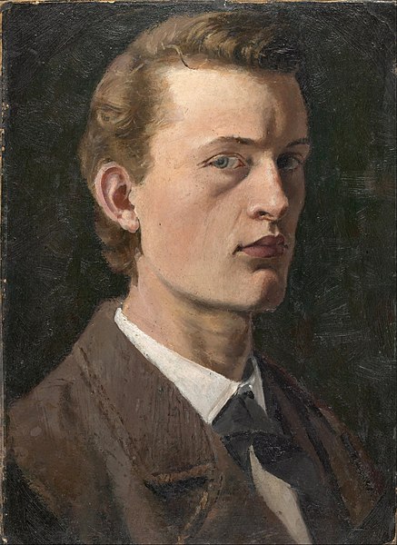 Autoportrait, Munch, 1882