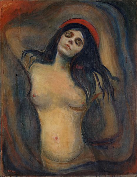 La Madone, Munch, 1894