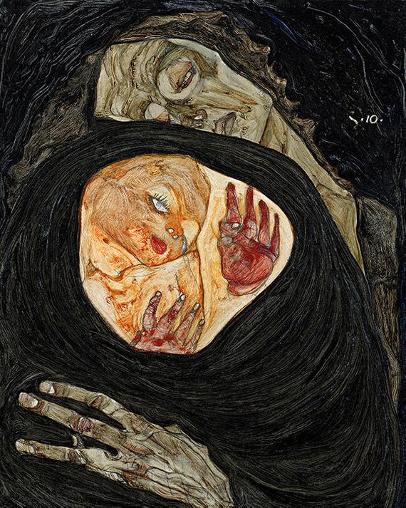 La mère morte, Egon Schiele, 1910