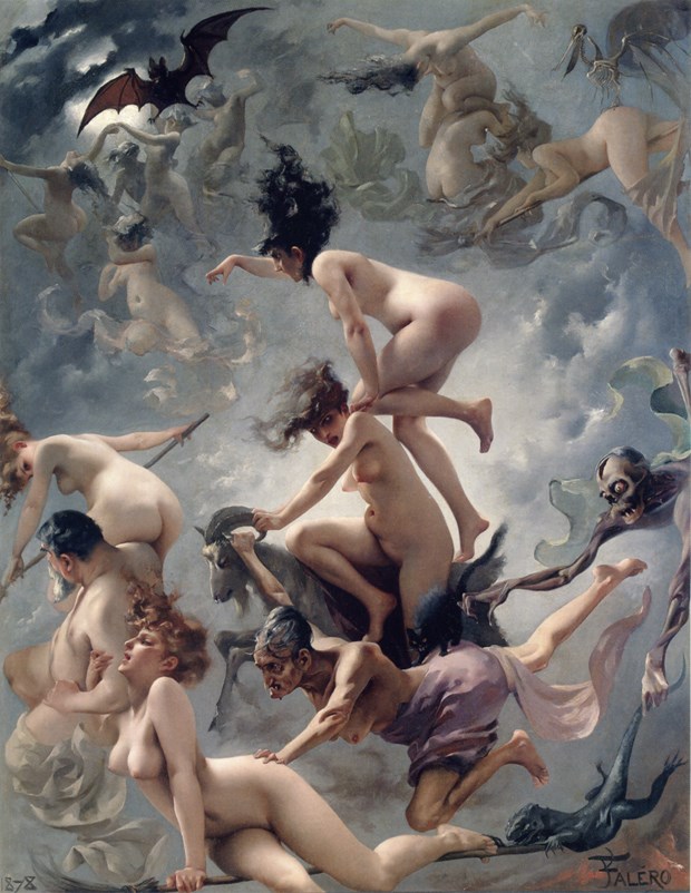Les soricères au Sabbat, Falero, 1878