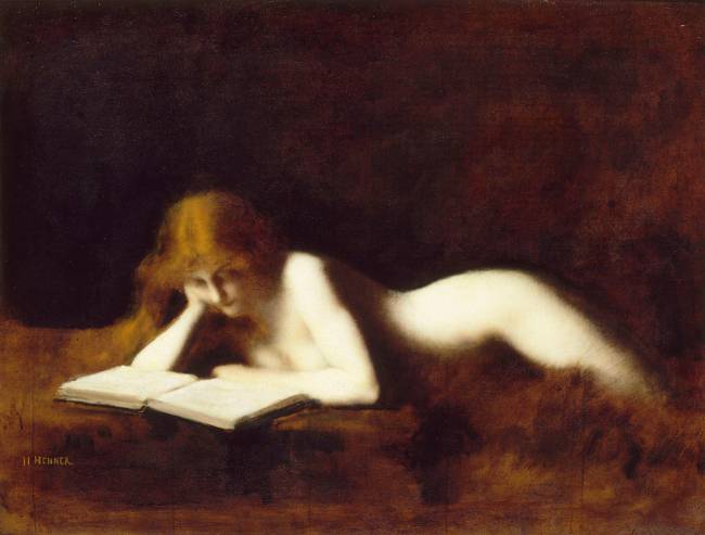 La Liseuse, Jean Jacques Henner, 1880-1890