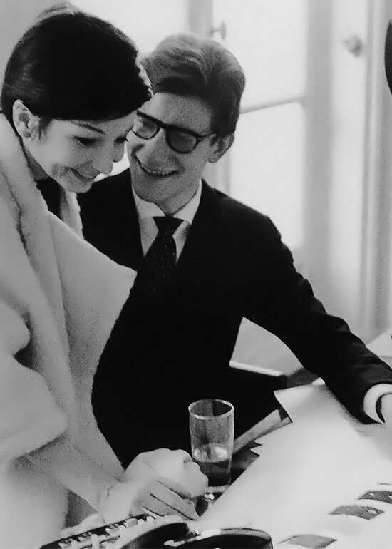 Zizi Jeanmaire et Yves Saint Laurent