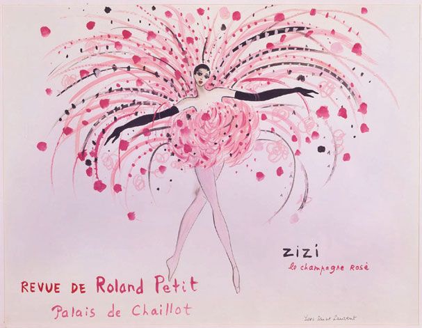 Yves Saint Laurent et le music hall