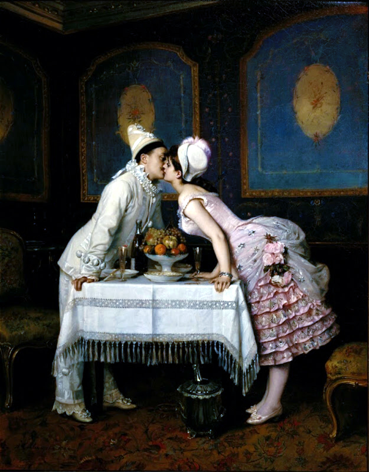 Le Baiser, Toulmouche, 1870