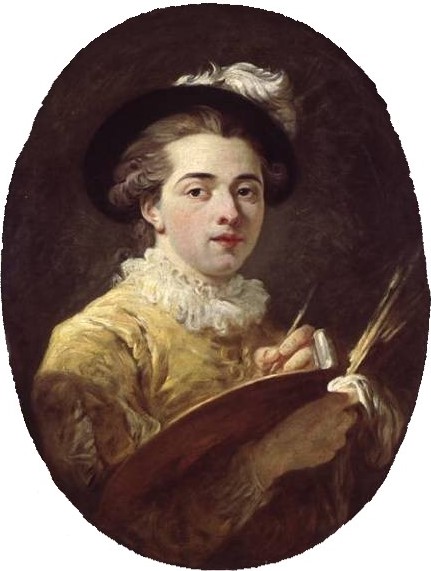 Autoportrait, Jean-Honoré Frangonard, vers 1760-1770