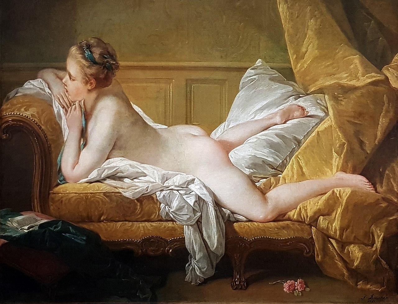 L’Odalisque Blonde, Jean-Honoré Fragonard, 1752