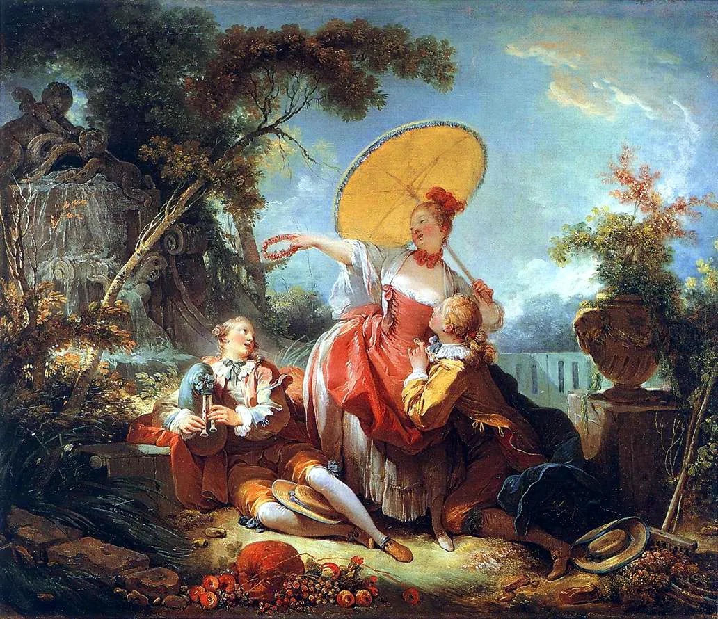 Le concours de musique, Jean-Honoré Fragonard, 1754