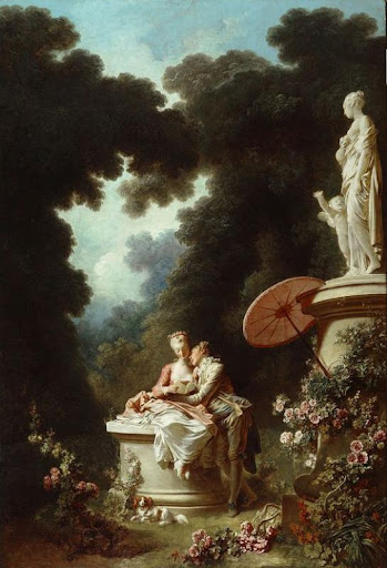 Les progrès de l’amour : la lettre d’amour, Jean Honoré Fragonard, 1771
