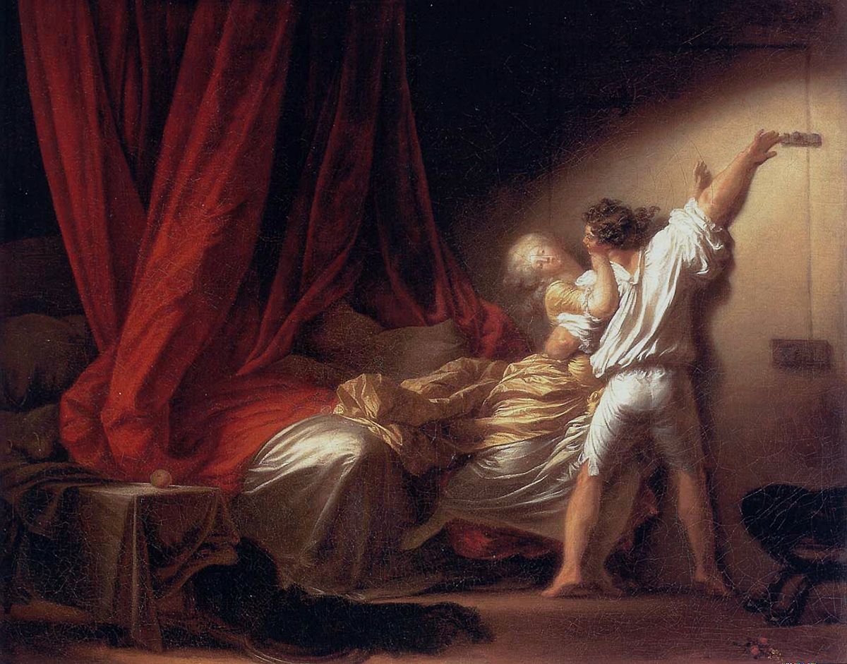 Le Verrou, Jean-Honoré Fragonard, 1777