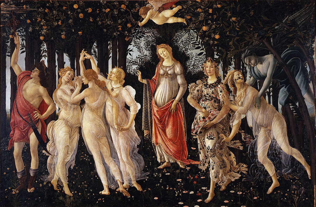 Le Printemps, Botticelli, 1478-1482