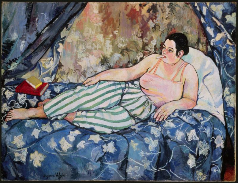La chambre bleue, Suzanne Valadon, 1923
