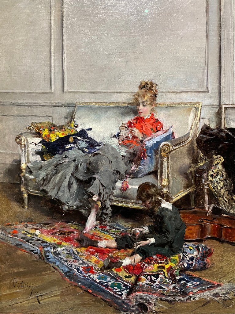 Jeune fille au crochet, 1875