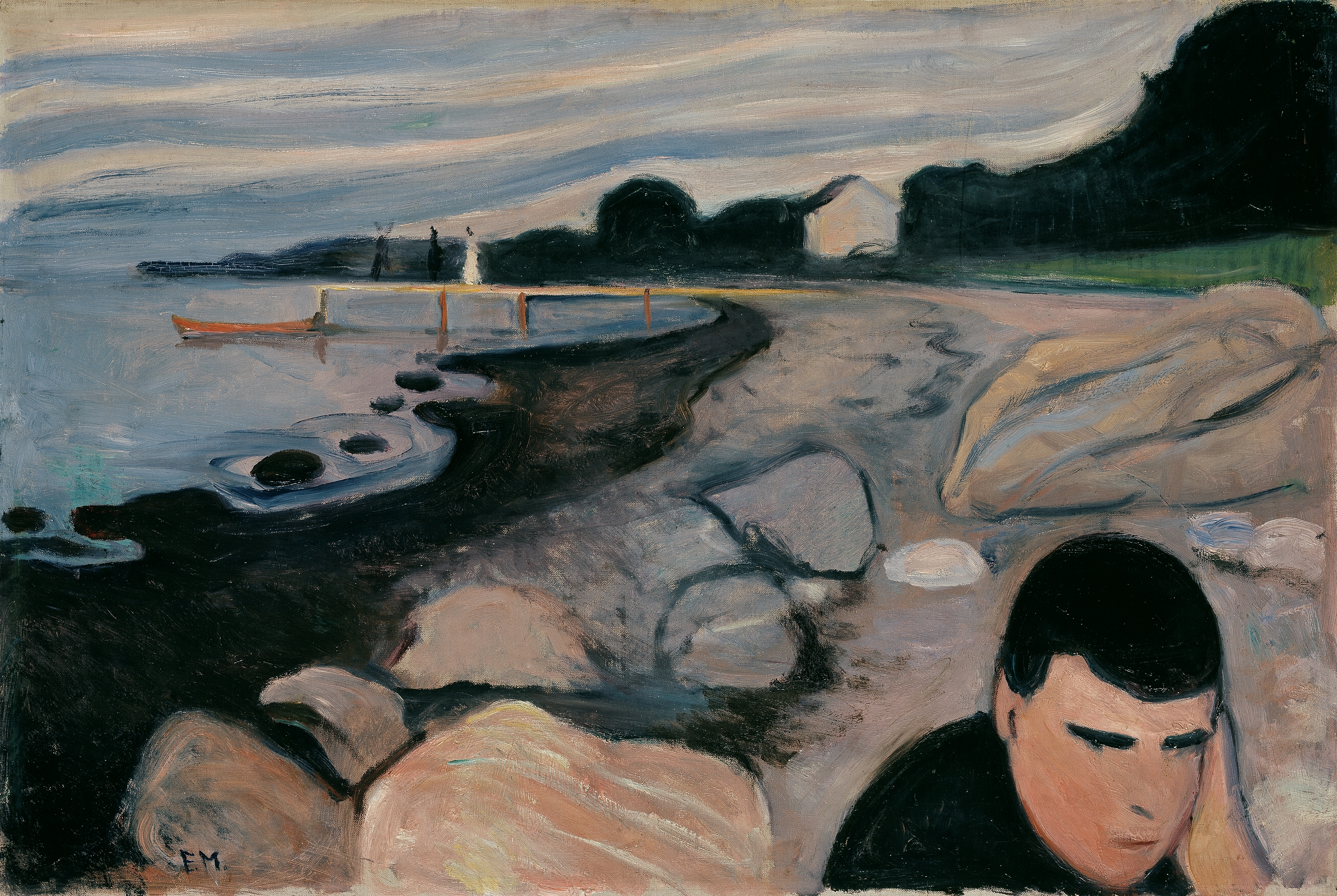 Mélancolie, Edvard Munch, 1892