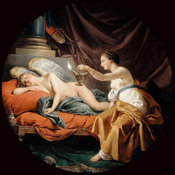 Psyché surprend l'Amour, Jean François Lagrenée, 1769